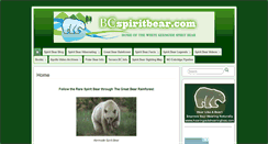 Desktop Screenshot of bcspiritbear.com